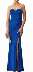 Nikki Royal Rhinestone Bodice Gown